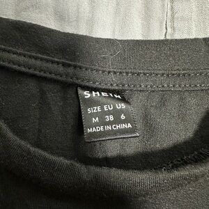 Black baby doll dress